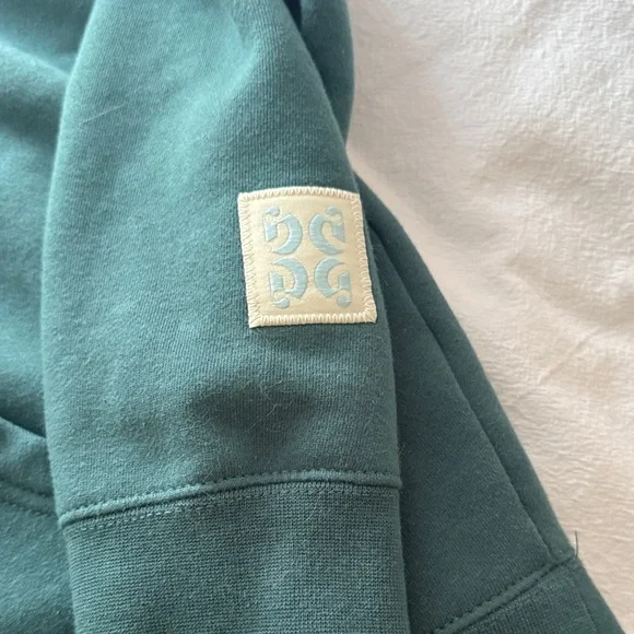Glossier Green Hoodie NWOT - Picture 5 of 6